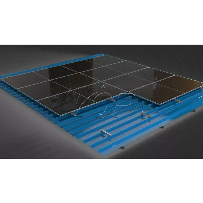 အလူမီနီယမ်နေရောင်ခြည်စွမ်းအင်သုံး panel mounting အသေးစားရထားလမ်း